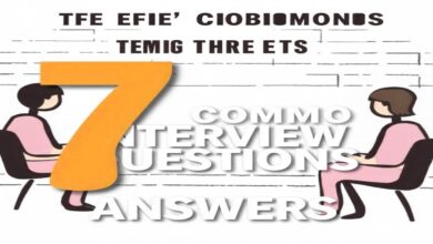 what are the 7 most common interview questions and answers?