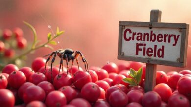 cranberry field spiders