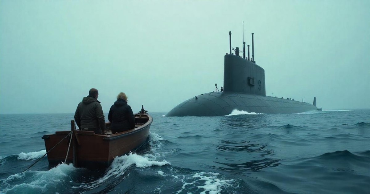 norwegian fishermen and us submarine